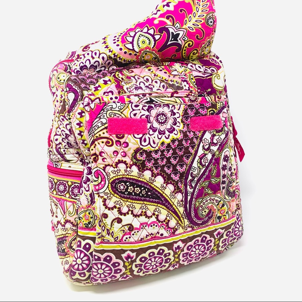 RETIRED! Vera Bradley Very Berry Paisley Backpack - Picture 8 of 16